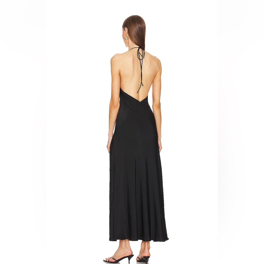 Maxi dress with floral detail - Picture 3 of 6